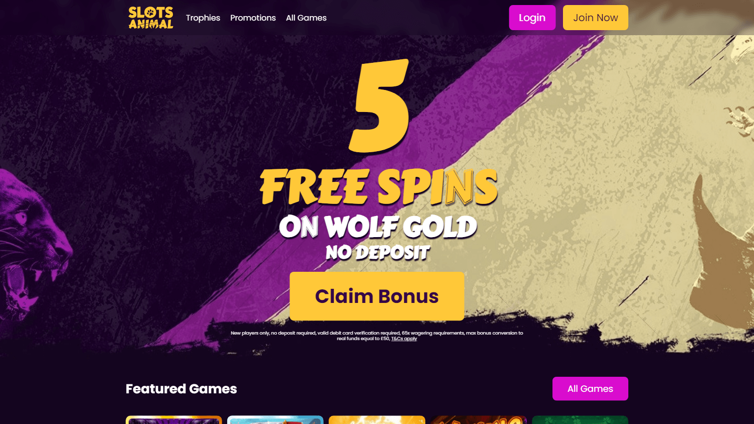 Slots Animal Casino Desktop screenshot